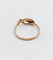56 Bague serpent antique en or rose et rubis synthétique 58 Facettes A07774