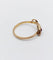 56 Bague serpent antique en or rose et rubis synthétique 58 Facettes A07774