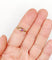 56 Bague serpent antique en or rose et rubis synthétique 58 Facettes A07774