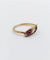 56 Bague serpent antique en or rose et rubis synthétique 58 Facettes A07774