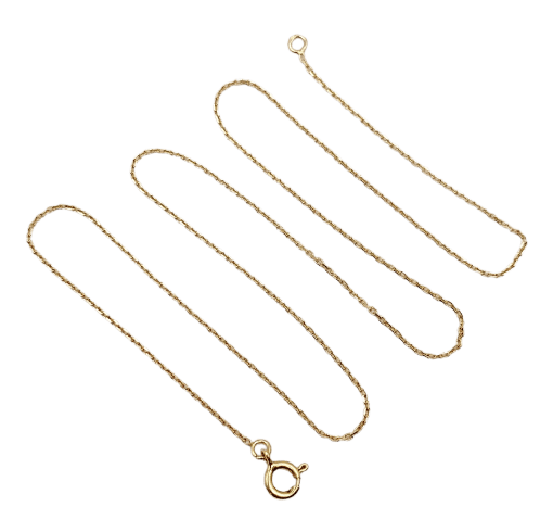 Collier chaîne vintage en or jaune 18K 58 Facettes A07777