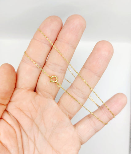 Collier chaîne vintage en or jaune 18K 58 Facettes A07777