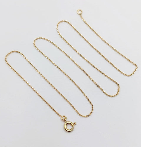 Collier chaîne vintage en or jaune 18K 58 Facettes A07777