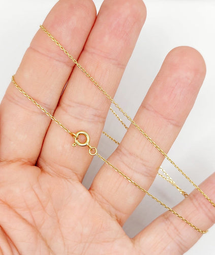 Collier chaîne vintage en or jaune 18K 58 Facettes A07777