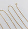 Collier chaîne vintage en or jaune 18K 58 Facettes A07777