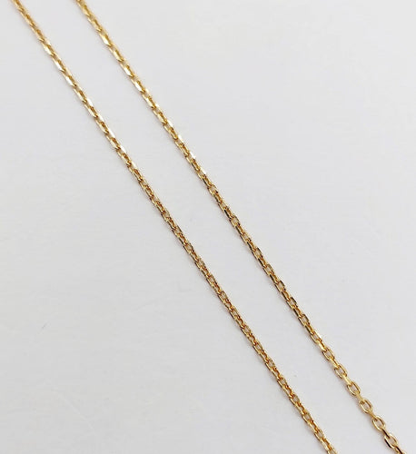 Collier chaîne vintage en or jaune 18K 58 Facettes A07777
