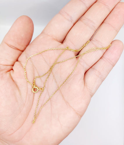 Collier chaîne vintage en or jaune 18K 58 Facettes A07777