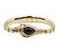 Bracelet serpent antique en or 18k, saphir et rubis