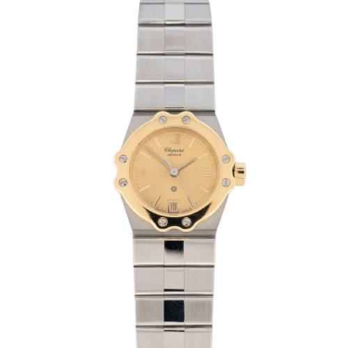 Chopard St. Moritz - Montre 24 mm acier et or jaune