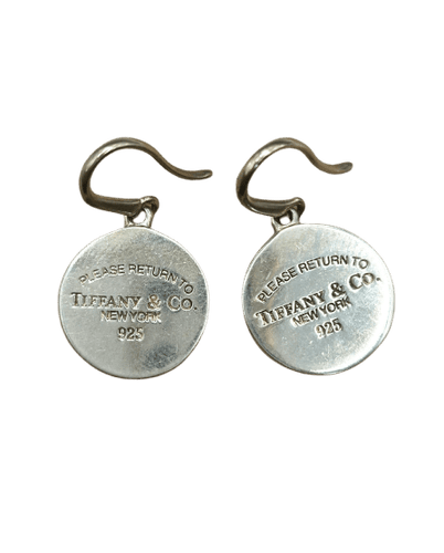 Tiffany & Co. Return To - Boucles d'oreilles pendantes en argent 58 Facettes CV-120