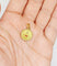 Augis - Pendentif médaille d'amour en or 18k, diamant et rubis 58 Facettes A07784