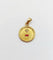 Augis - Pendentif médaille d'amour en or 18k, diamant et rubis 58 Facettes A07784