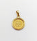 Augis - Pendentif médaille d'amour en or 18k, diamant et rubis 58 Facettes A07784