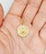 Augis - Pendentif médaille d'amour en or rose 18k et rubis 58 Facettes A07785