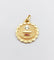 Augis - Pendentif médaille d'amour en or rose 18k et rubis 58 Facettes A07785