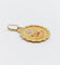 Augis - Pendentif médaille d'amour en or rose 18k et rubis 58 Facettes A07785