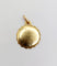 Augis - Pendentif médaille d'amour en or rose 18k et rubis 58 Facettes A07785
