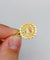 Augis - Pendentif médaille d'amour en or rose 18k et rubis 58 Facettes A07785