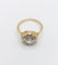 55 Art déco - Bague solitaire en or 18k, platine et diamant 58 Facettes A07787