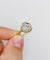 55 Art déco - Bague solitaire en or 18k, platine et diamant 58 Facettes A07787