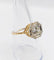 55 Art déco - Bague solitaire en or 18k, platine et diamant 58 Facettes A07787