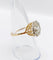 55 Art déco - Bague solitaire en or 18k, platine et diamant 58 Facettes A07787