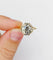55 Art déco - Bague solitaire en or 18k, platine et diamant 58 Facettes A07787