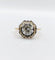 55 Art déco - Bague solitaire en or 18k, platine et diamant 58 Facettes A07787