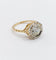 55 Art déco - Bague solitaire en or 18k, platine et diamant 58 Facettes A07787