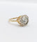 55 Art déco - Bague solitaire en or 18k, platine et diamant 58 Facettes A07787