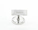 Damiani D.Side - Boutons de manchette en or blanc et diamants 58 Facettes 67a22_M