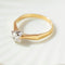 62 Bague solitaire Mid-Century en or 14K avec diamant 0,50 ct 58 Facettes HJ062661