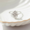 63 Bague navette en or blanc 585 et diamants 58 Facettes HJ062651