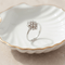 63 Bague navette en or blanc 585 et diamants 58 Facettes HJ062651