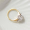 52 Wempe - Bague fleur en or jaune et diamants 58 Facettes HJ062658