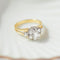 52 Wempe - Bague fleur en or jaune et diamants 58 Facettes HJ062658