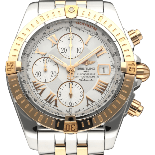 Breitling - Montre Chronomat Evolution B13356 en or rose et acier
