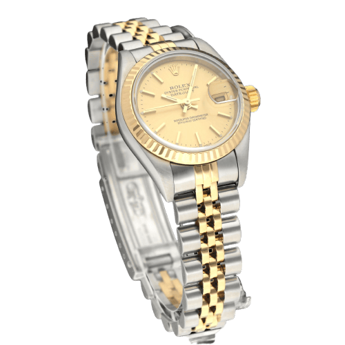 Rolex - Montre Lady-Datejust 79173 en or et acier