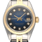 Rolex - Montre Lady-Datejust 69173 or et acier cadran bleu
