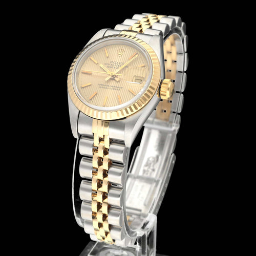 Montre Rolex - Montre Lady-Datejust 69173 en or et acier 58 Facettes ROL/LDJ/768