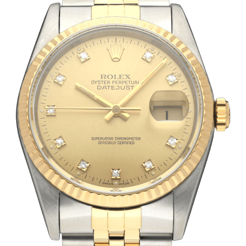 Rolex Datejust - Montre 16233G en or et acier