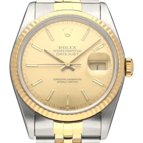 Rolex - Montre Datejust 16233 en or et acier