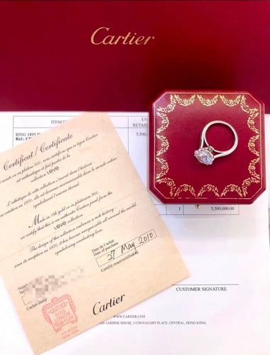 Bague 52 Cartier - Bague en diamant 58 Facettes jnci177