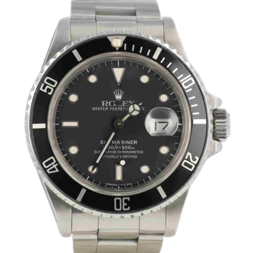 Montre Rolex - Montre Submariner 40 mm en acier 58 Facettes MT48076
