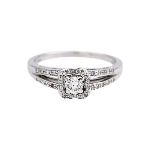 56 Mauboussin - Bague Chance of Love n°2 en or blanc et diamants 58 Facettes 5237142CN