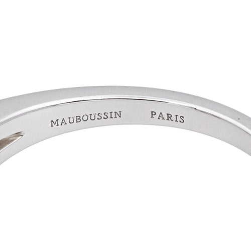 56 Mauboussin - Bague Chance of Love n°2 en or blanc et diamants 58 Facettes 5237142CN