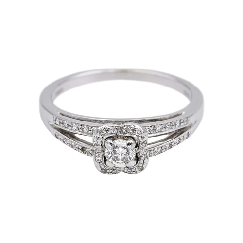 56 Mauboussin - Bague Chance of Love n°2 en or blanc et diamants 58 Facettes 5237142CN