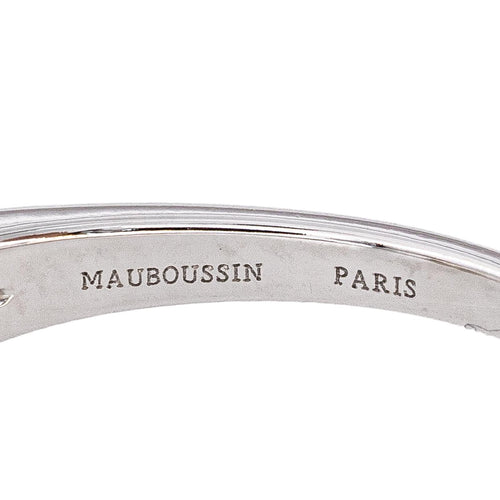 Bague 56 Mauboussin - Bague Chance of Love n°2 en or blanc et diamants 58 Facettes 5237142CN