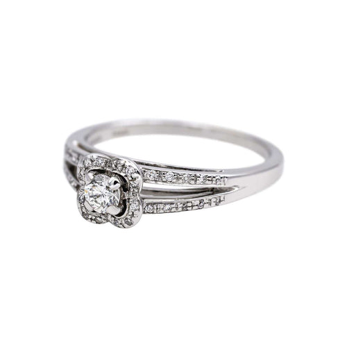 56 Mauboussin - Bague Chance of Love n°2 en or blanc et diamants 58 Facettes 5237142CN