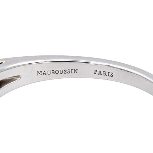 56 Mauboussin - Bague Chance of Love n°2 en or blanc et diamants 58 Facettes 5237142CN